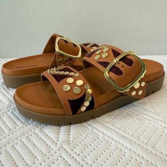 Free People Revelry Studded Sandals Size 7.5 - Picture 9 of 10